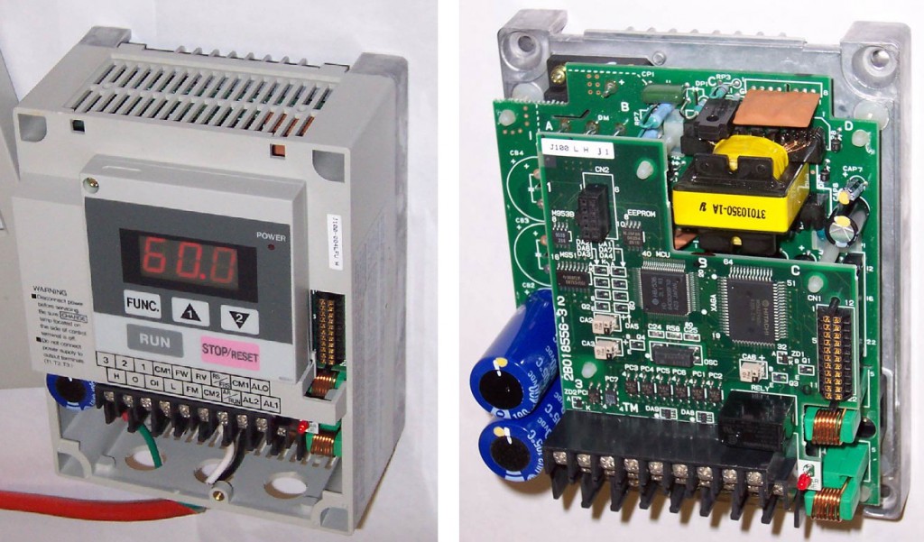 VFD (variable-frequency drive) kívülről és belülről